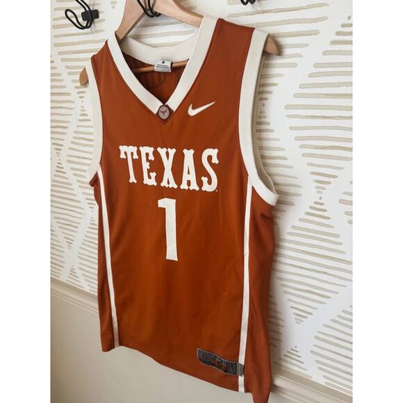 Nike Adult Small Texas Longhorns #1 Authentic Elite Team Jersey Orange UT Tower - Picture 3 of 6